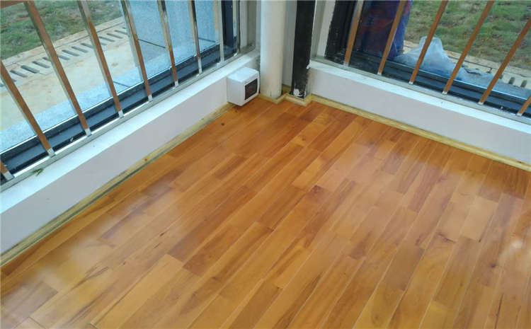 柞木排球館木地板結(jié)構(gòu)