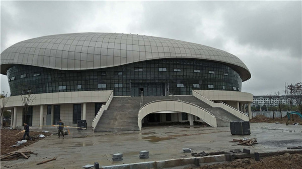 安徽黃山市歙（she）縣體育館木地板案例