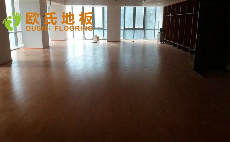 西安民生銀行舞蹈教室木地板案例