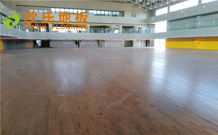 北大附屬廊坊益田實(shí)驗(yàn)學(xué)校體育館木地板圖片