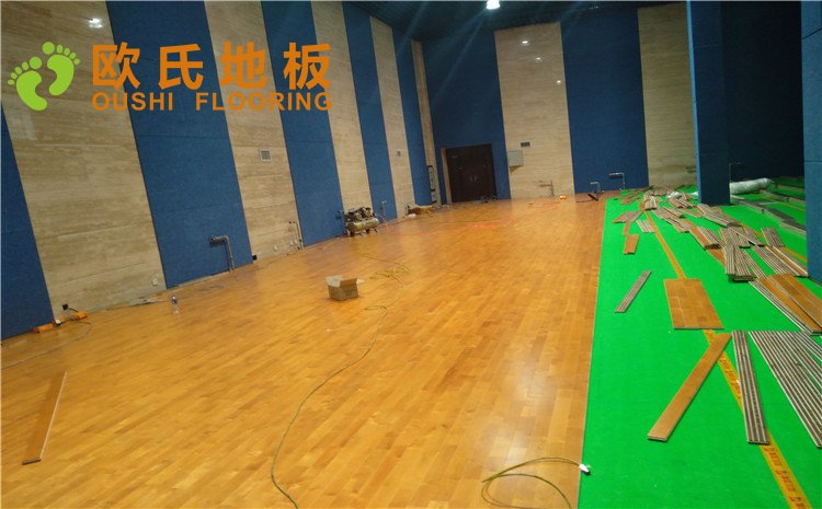 內(nèi)蒙古赤峰市**稅務總局職工活動中心木地板項目—歐氏實木運動地板